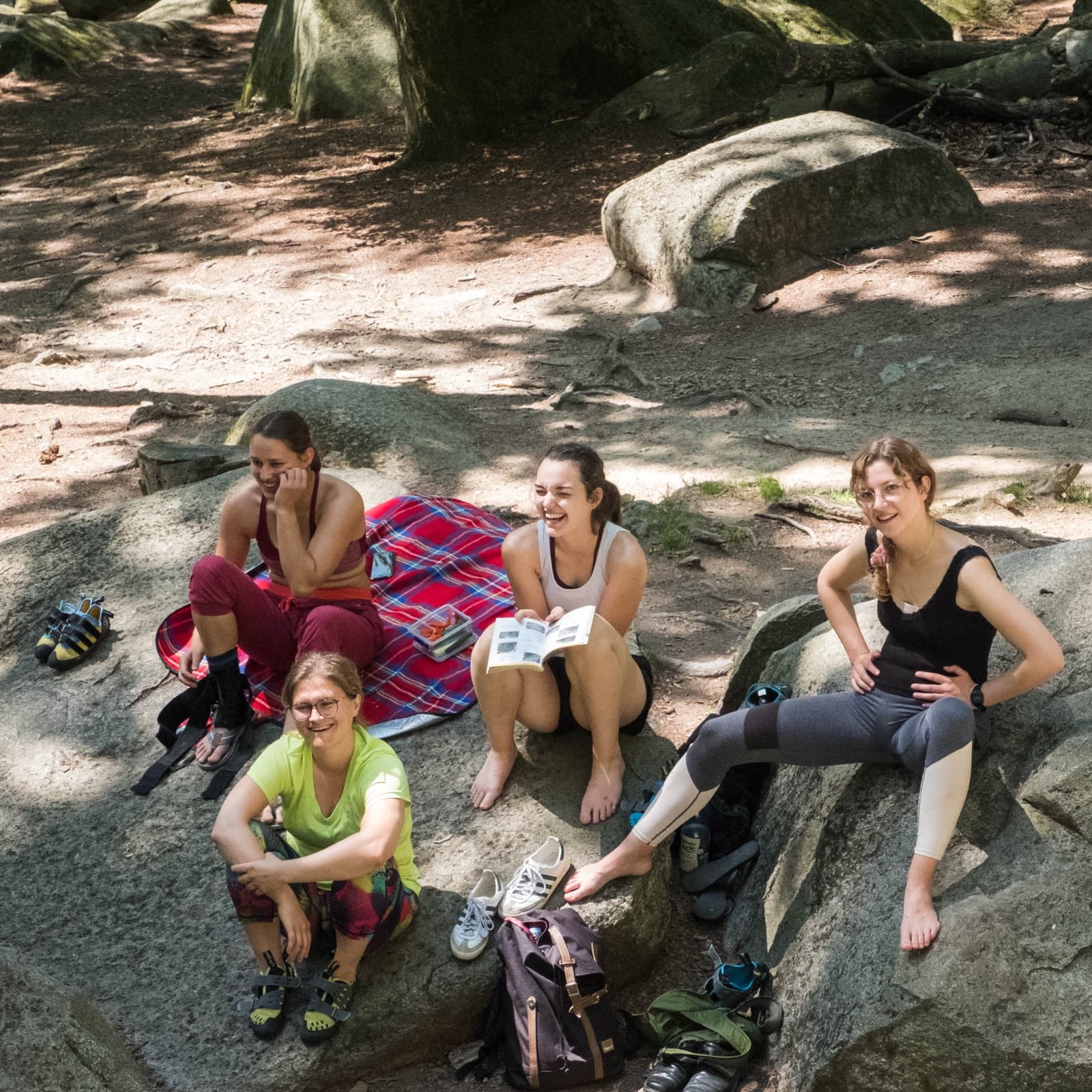 Bouldern im Revier Odenwald